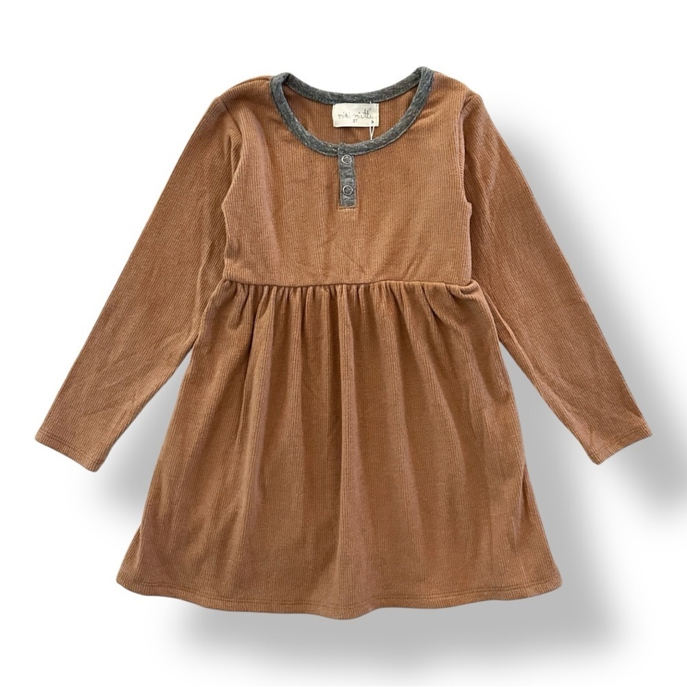 Miki Miette | Girls’ Liv Dress (2T) 🤎